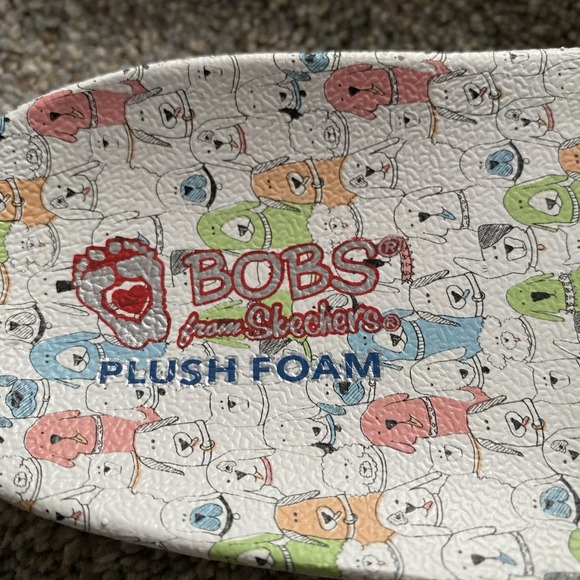 Skechers Bobs for Dogs Sandals Slide Women 10 EU 40 Multicolor Flat Beach Pool - Picture 3 of 8